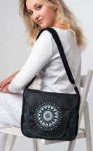 Handtasche Michaela Gautam Sarkala mit Kunstleder Grau