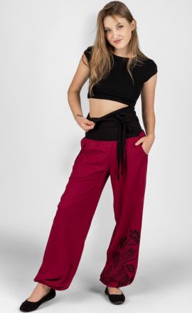 Damenhose Michaela Gautam Cornflower Bordeaux