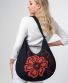 Handtasche Michaela Gautam Moon Schwarz-rot