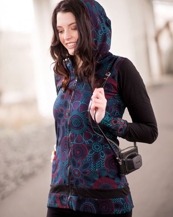 Kapuzenjacke Michaela Gautam Bagainca Dunkel