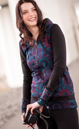 Kapuzenjacke Michaela Gautam Bagainca Dunkel