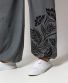 Damenhose Purano aus leichter Baumwolle Grau