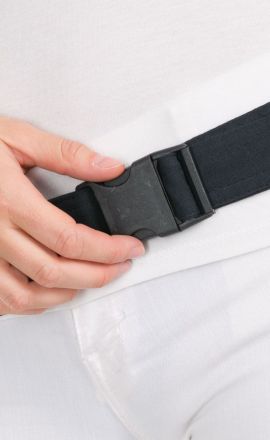 Hüfttasche Purano schwarz mit Kreisen