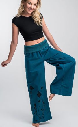 Damenhose Michaela Gautam Flora Petrol