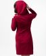 Kleid Michaela Gautam Luga mit Stickerei Bordeaux