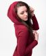 Kleid Michaela Gautam Luga mit Stickerei Bordeaux