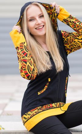 Kapuzenjacke Michaela Gautam Apach Gelb