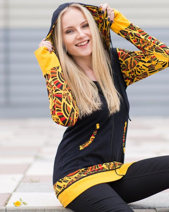 Kapuzenjacke Michaela Gautam Apach Gelb