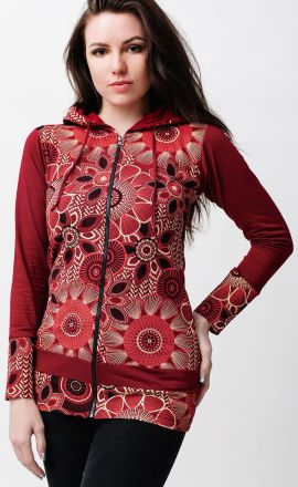 Kapuzenjacke Michaela Gautam Rata Bordeaux