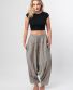 Haremshose Michaela Gautam Aladin Beige mit Streifen