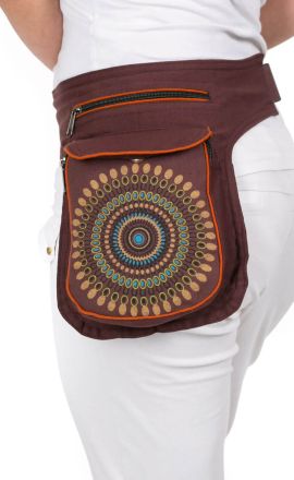 Hüfttasche Purano braunes Mandala
