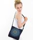 Handtasche Purano Flap Schwarz-lila