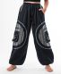 Schwarz-graue Baggy-Cargo-Hose Michaela Gautam
