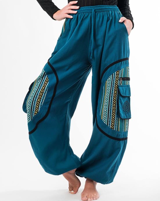 Cargo-Hose Michaela Gautam Baggy Petrol