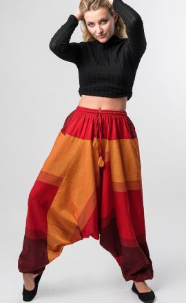 Haremshose Michaela Gautam Āyata Rot