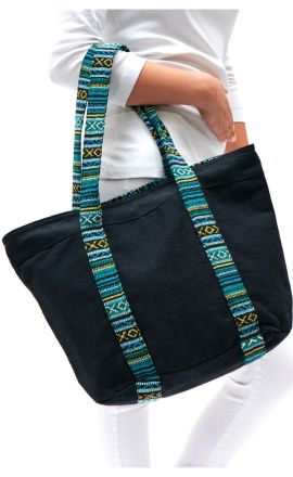Handtasche Michaela Gautam Kapasa Schwarz-petrol