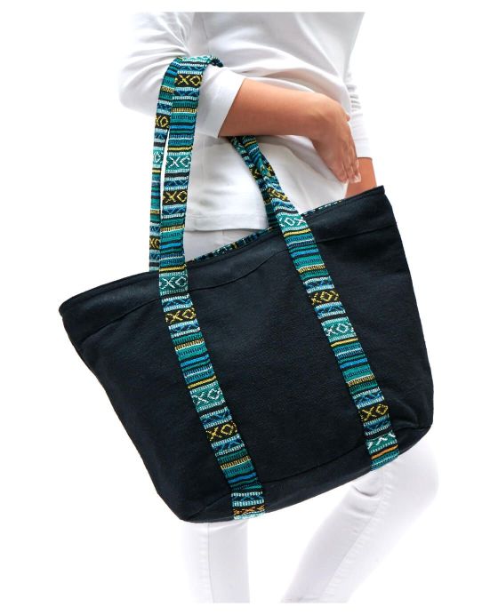Handtasche Michaela Gautam Kapasa Schwarz-petrol