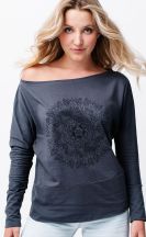 Leichtes Sweatshirt Michaela Gautam Rhamri Grau