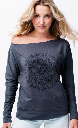 Leichtes Sweatshirt Michaela Gautam Rhamri Grau