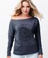 Leichtes Sweatshirt Michaela Gautam Rhamri Grau