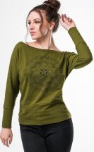 Leichtes Sweatshirt Michaela Gautam Rhamri Khaki