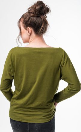 Leichtes Sweatshirt Michaela Gautam Rhamri Khaki