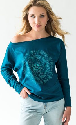 Leichtes Sweatshirt Michaela Gautam Rhamri Petrol