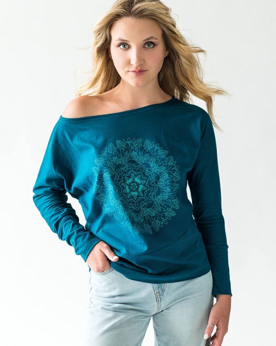 Leichtes Sweatshirt Michaela Gautam Rhamri Petrol