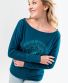 Leichtes Sweatshirt Michaela Gautam Rhamri Petrol