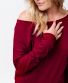 Leichtes Sweatshirt Michaela Gautam Puri Bordeaux