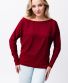 Leichtes Sweatshirt Michaela Gautam Puri Bordeaux
