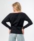 Leichtes Sweatshirt Michaela Gautam Puri Schwarz